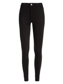 Women Alice and Olivia Mikah Single Button Suede Pant