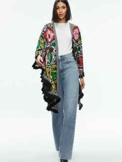 Women Alice and Olivia Nadine Embellished Shawl