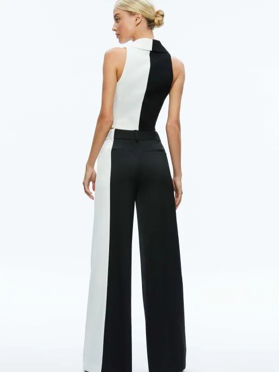 Women Alice and Olivia Pompey Color Block Pant