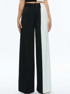 Women Alice and Olivia Pompey Color Block Pant