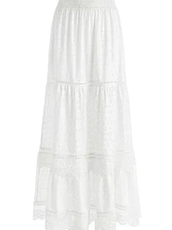 Women Alice and Olivia Reise Panelled Maxi Skirt