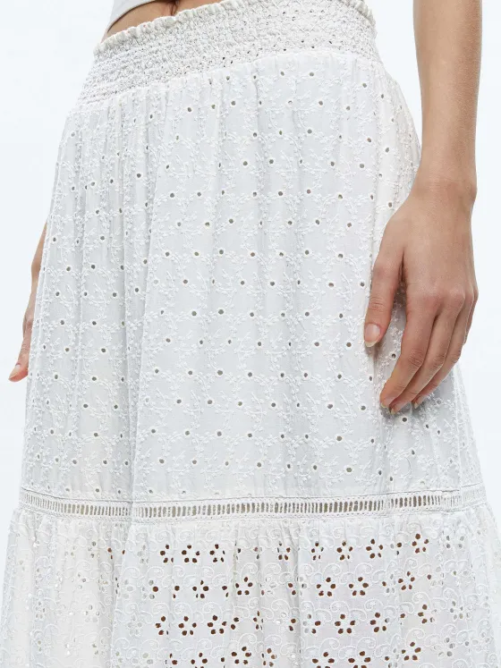 Women Alice and Olivia Reise Panelled Maxi Skirt
