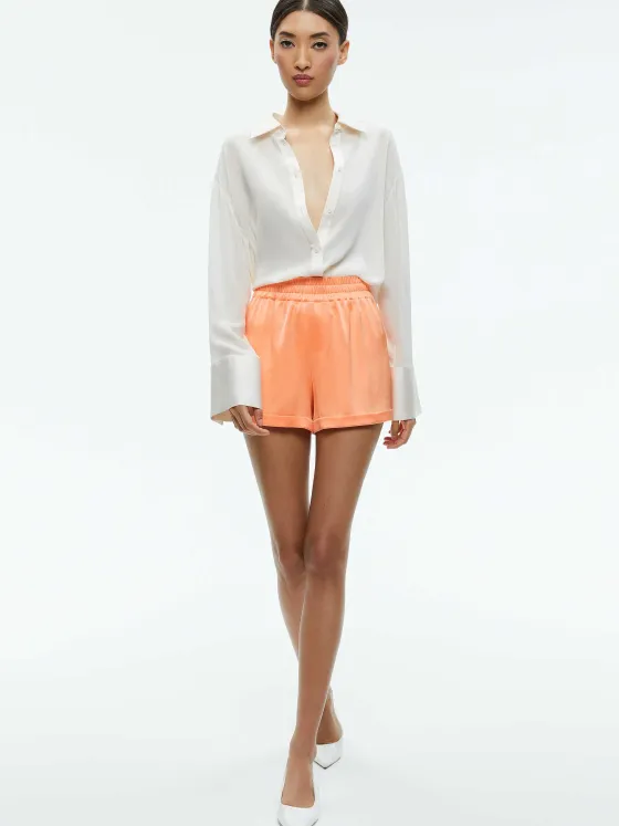 Women Alice and Olivia Richie Cuffed Low Rise Boxer Short