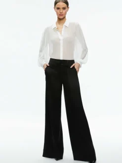 Women Alice and Olivia Roanne Sheer Blouse