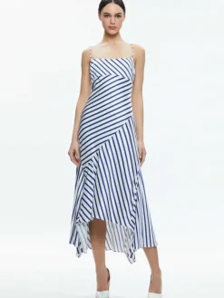 Women Alice and Olivia Rosa Asymmetrical Slip Dress
