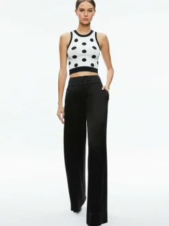 Women Alice and Olivia Rydel Cropped Tank
