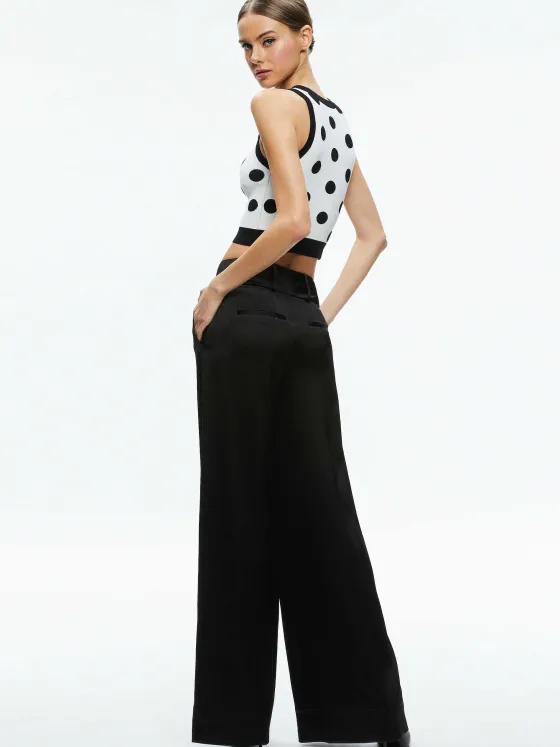 Women Alice and Olivia Rydel Cropped Tank