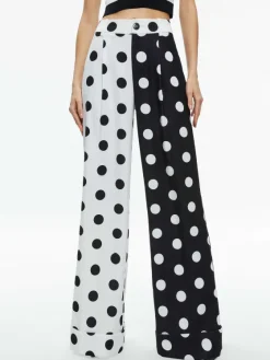 Women Alice and Olivia Rydel Cropped Tank + Tomasa High Rise Pant