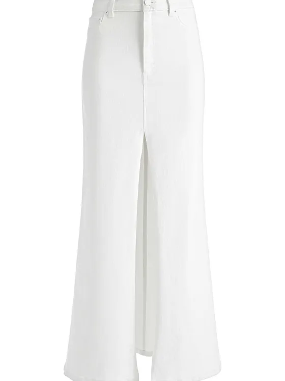 Women Alice and Olivia Rye High Rise Maxi Skirt