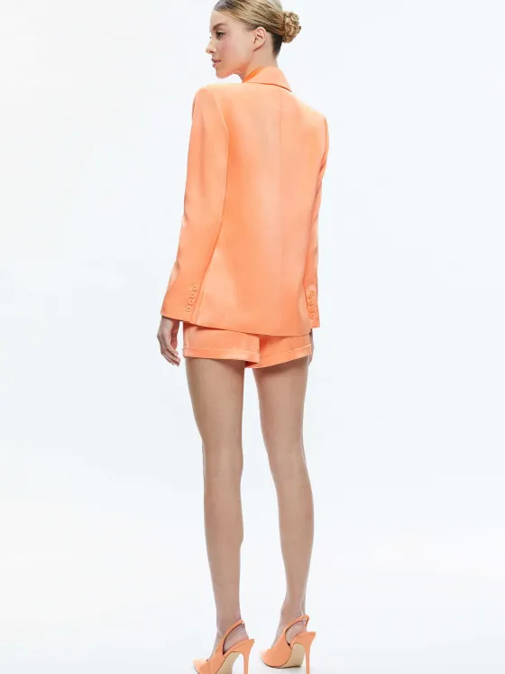 Women Alice and Olivia Santos Double Breasted Boyfriend Blazer