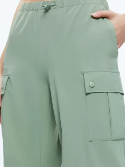 Women Alice and Olivia Shara Mid Rise Parachute Cargo Pants