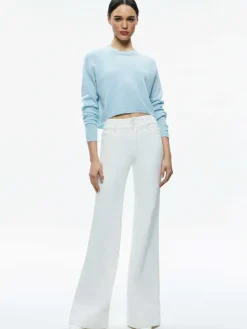 Women Alice and Olivia Sherrell Crew Neck Pullover