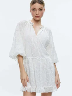 Women Alice and Olivia Sherrie Gathered Tunic Dress
