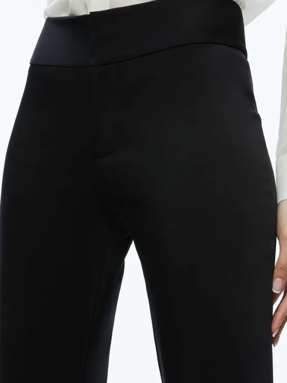 Women Alice and Olivia Stacey Low Rise Kick Flare Pant