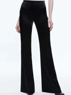 Women Alice and Olivia Teeny Satin Bootcut Pant