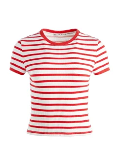 Women Alice and Olivia Tess Baby Tee