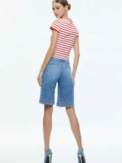 Women Alice and Olivia Tess Baby Tee