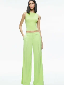 Women Alice and Olivia Tonita Ribbed Tank