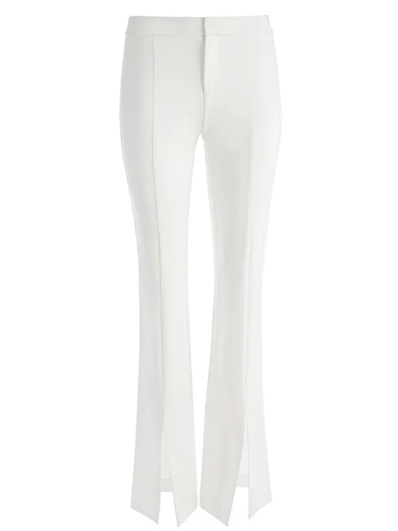 Women Alice and Olivia Walker Slim Front Slit Pants