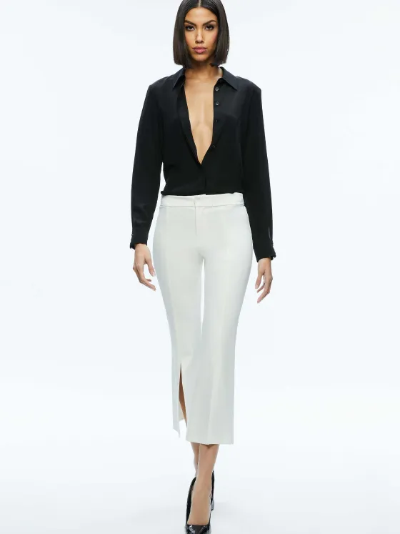Women Alice and Olivia Walker Slit Hem Pant