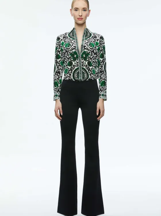 Women Alice and Olivia Willa Placket Top